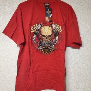 Men's Harley Davidson Panhead Fire Chili Pepper Short Sleeve Large T-Shirt - New